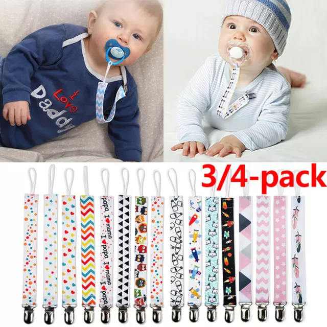 Dummy Clip Baby Soother Clips Teething Baby Teether Chain Holder Pacifier Straps
