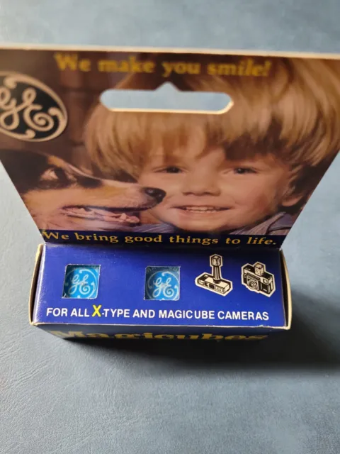 Vintage Flash Magicubes, GE Sylvania Cubes. 1 Box Flashcubes. 3 Cubes Total. NIB 3