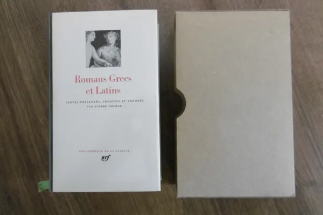 ancien livre pléiade romans grecs latins 1980