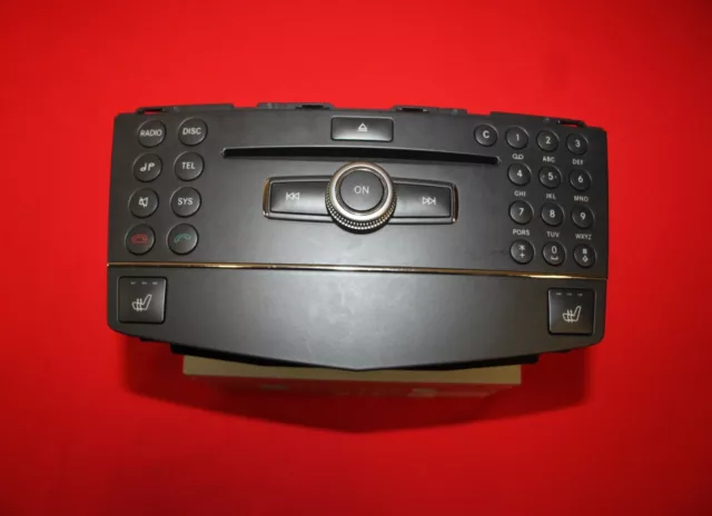 ORIGINAL Mercedes W204 Radio CD Bedienteil Headunit MP3 C-Klasse X204 GLK-Klasse