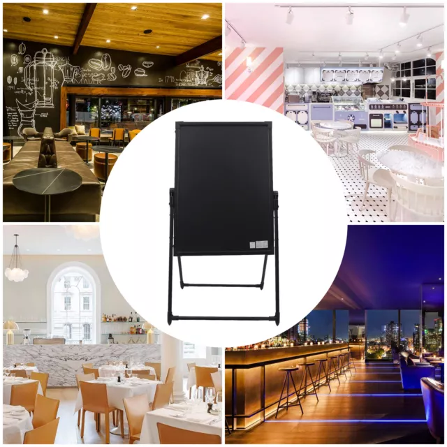 LED Light Up Writing Board Stand A-Frame Flashing Illuminated Message Menu Sign
