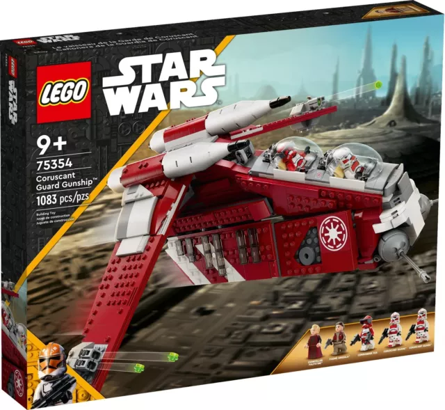 LEGO 75354 Star Wars Coruscant Guard Gunship BRAND NEW SEALED The Clone Wars