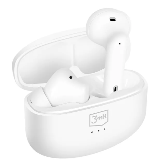 Écouteurs Sans fil Bluetooth Réduction du Bruit ANC Intra auriculaires 3mk Blanc