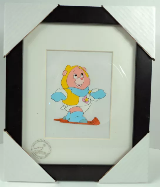 Care Bears Nelvana Authentic Hand-Painted Animation Cel Featuring Baby Hugs COA