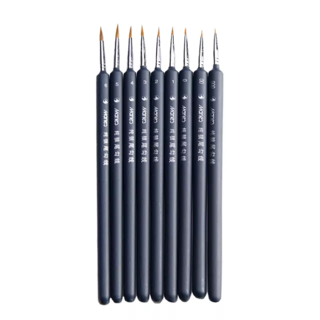 Set di pennelli per pittura per artisti Pennelli per acquerelli ad olio 12Pz