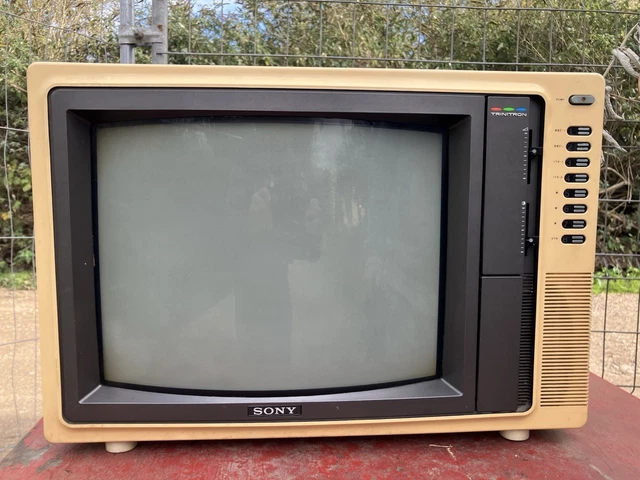 SONY TRINITRON KV-6X2 Portable Color TV As Is Tested £153.09