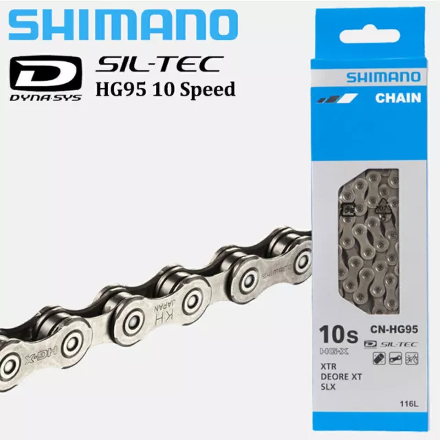 Shimano 6 7 8 9 10 11 speed chain HG40 53 54 701 Deore MTB road bike 116 link