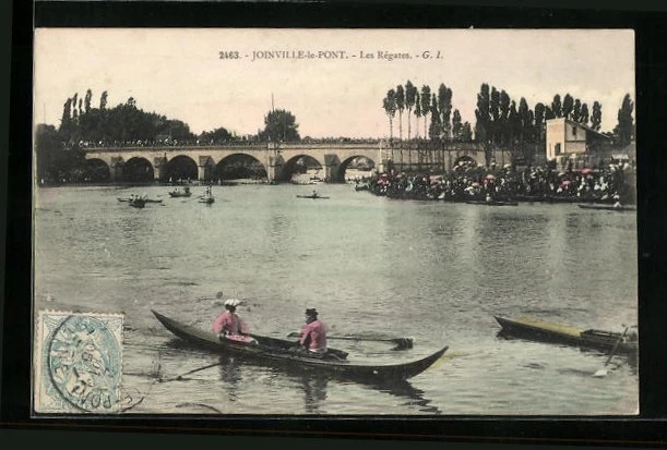 CPA Joinville-le-Pont, les Régates 1905