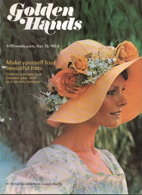 Golden Hands Craft Magazine Part 76 Crochet Knitting Patterns Retro Vintage 1970