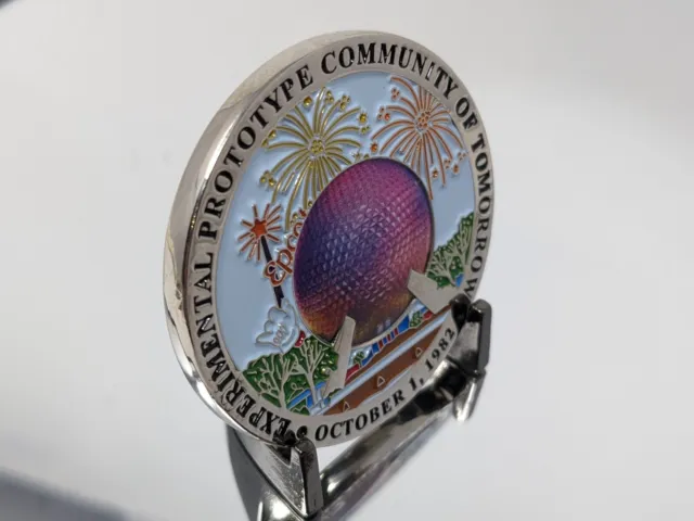 Walt Disney World Epcot Prototype Community of Tomorrow Challenge Coin #469
