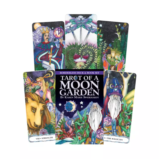 Tarot of Un Luna Jardín Mazo de Cartas Bordes Animales us games systems BTMGS99