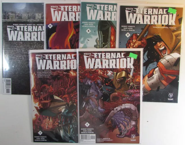 Wrath of the Eternal Warrior Lot of 6 #1,2,3,4,11,12 Valiant (2015) Comics