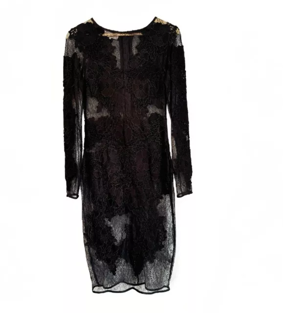 HOUSE OF CB Nolita Black Lace Stretch Evening Dress Size Medium RRP 150 46.25 PicClick UK