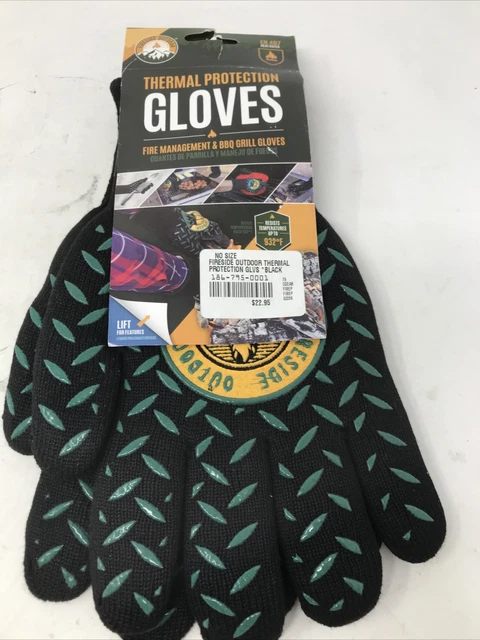 Heat Resistant Fire Gloves - 932F Resistant - Lifetime Warranty - Cooking / BBQ