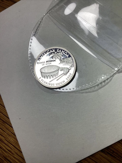 2009 S Statehood Washington Quarter Proof***GEM***BU American Samoa LowMintage