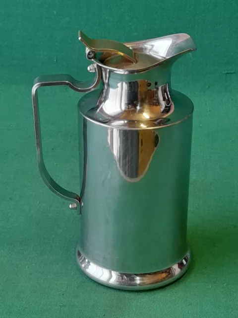 Vecchia Caraffa Termica Vintage Bricco Balzano Italy Acciaio Inox. Bv93