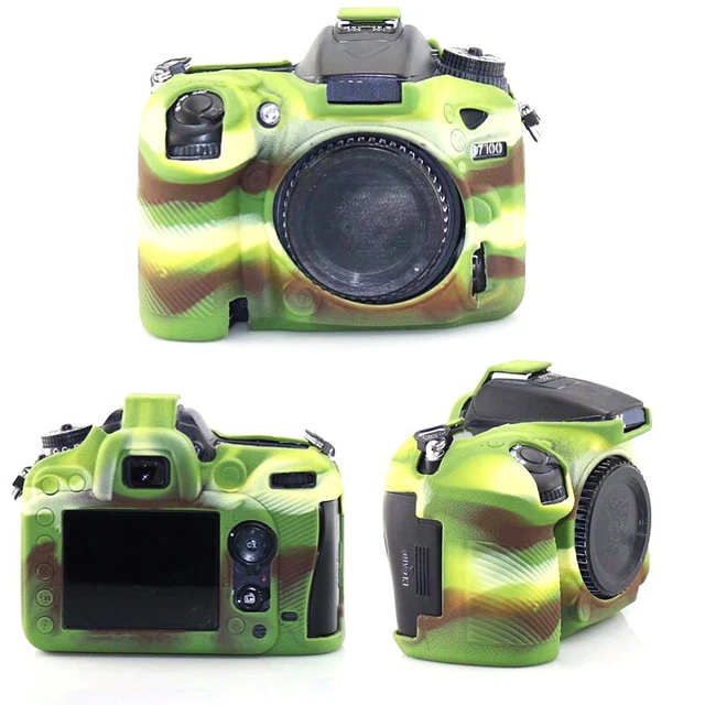 Silicone Camera Body Cover Case Skin For Nikon D5300 D800 D600 D610 D810 D850 Z7