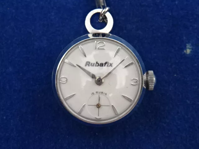 RARE & TOP +++ - PORTE-CLES / Key ring - MONTRE / Watch - RUBAFIX - 15 RUBIS