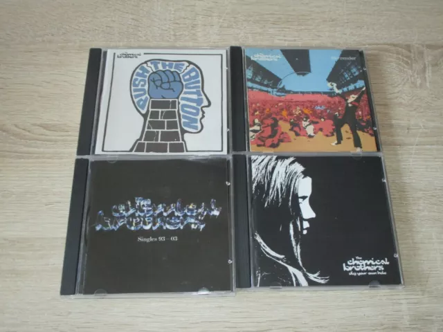 Chemical Brothers 4 CD Musik Sammlung Dig Your Own Hole + Push The Botton + ...