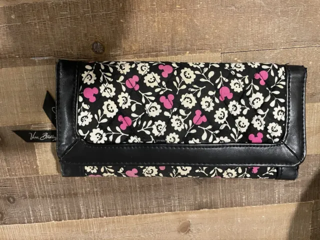 Vera Bradley Disney Trifold Wallet, MICKEY MOUSE MEETS BIRDIE