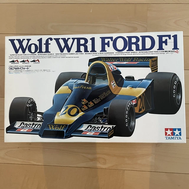 TAMIYA 1/12 WOLF WR1 FORD F1 BIG SCALE Model Kit unassembled 1977