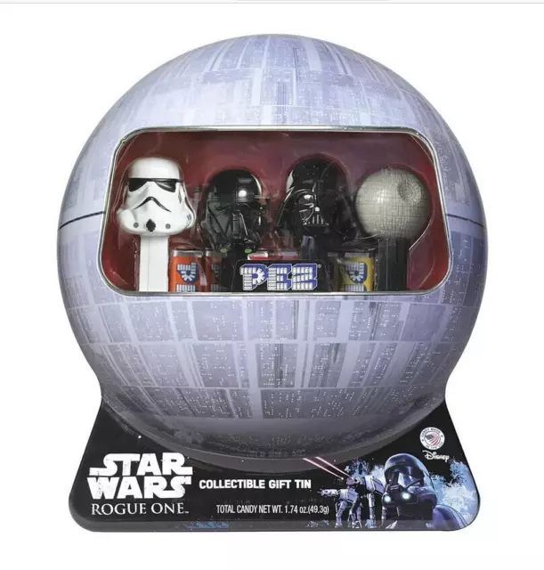 PEZ Star Wars Gift Tin Rogue One 4 Dispensers Darth Vader Sealed