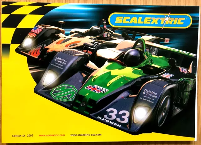 SCALEXTRIC CATALOGUE No 44 2003 UK Slot Cars (Ninco / Fly / SCX / Carrera)