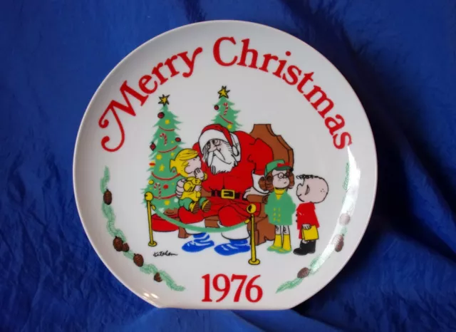 DENNIS THE MENACE Christmas 1976 Limited Edition 9" Collector's Plate Japan