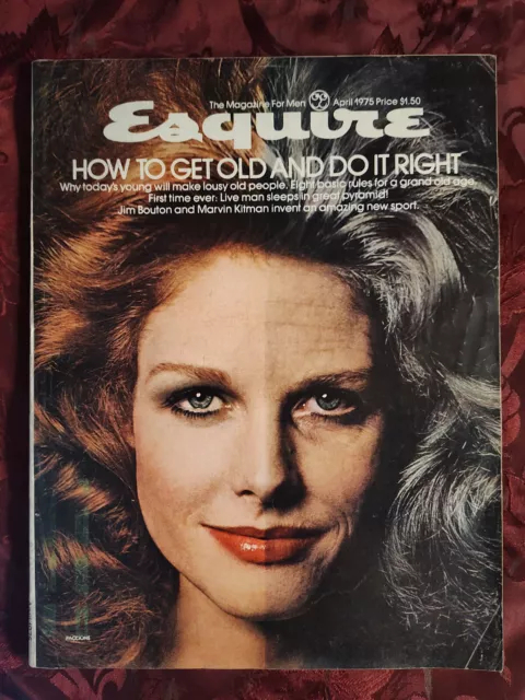 ESQUIRE Abril 1975 GERLADO RIVERA AURORE CLEMEN Jonathan Baumbach John Sack