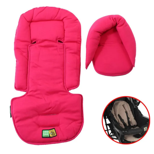 Vee Bee Allsorts Pad Infant Baby Head/Body Support f/Pram Stroller Car Seat Pink