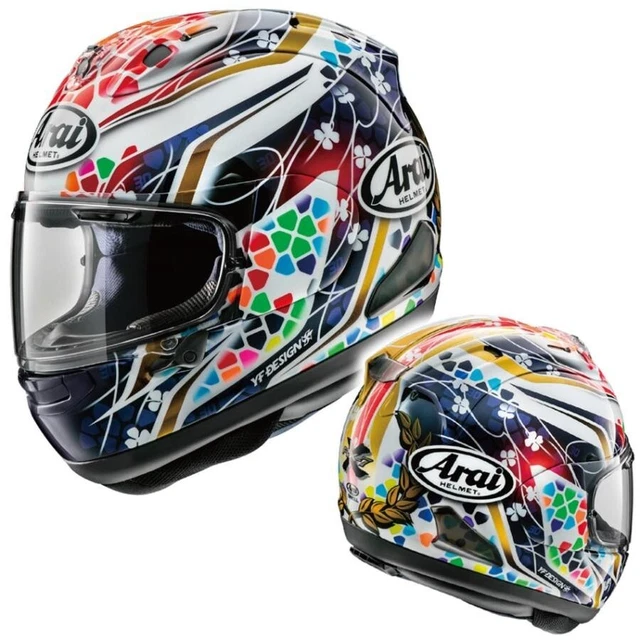Arai Fullface helmet RX-7X NAKAGAMI GP2 (Corsair-X RX-7V) Authentic SizeS New
