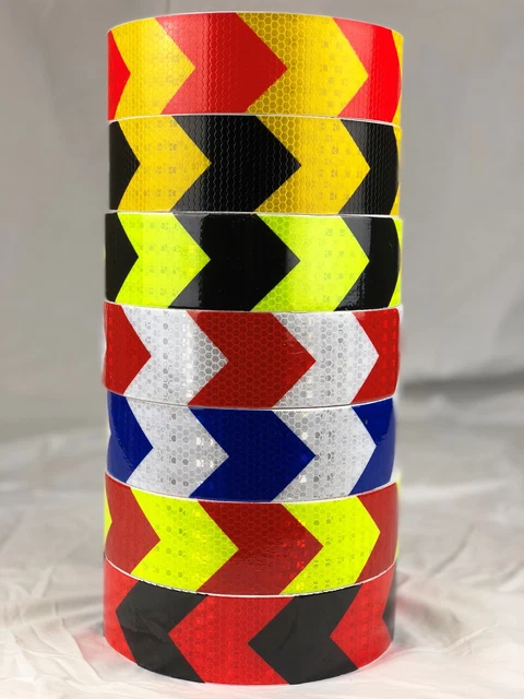 Hi Viz Vis DIY Arrow Reflective Stickers Vinyl Self-Adhesive Tape UK Seller