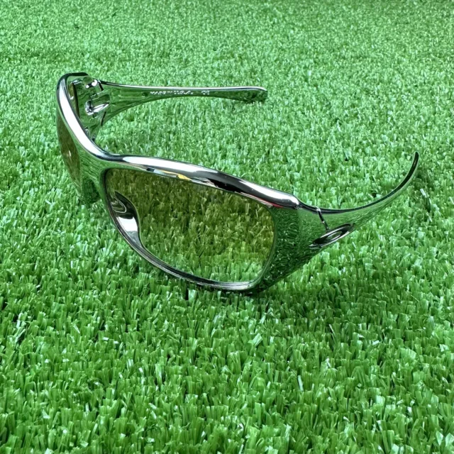 Oakley Women’s Grapevine Polished Mirror Chrome Gradient Lenses Sunglasses READ