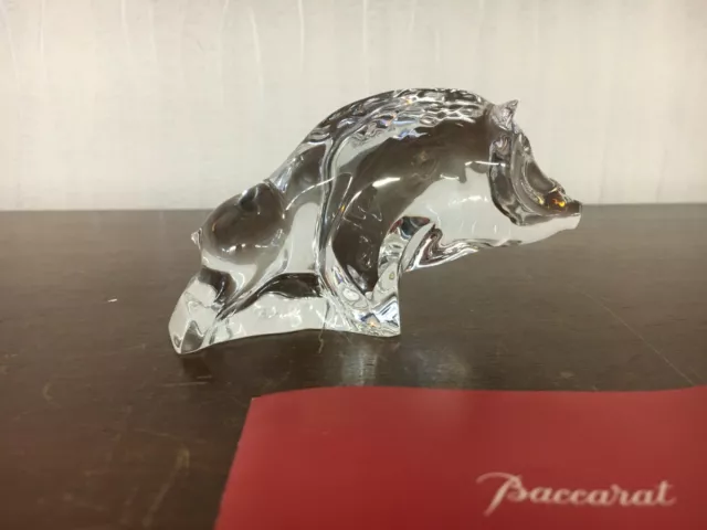 Sanglier en cristal de Baccarat modèle1