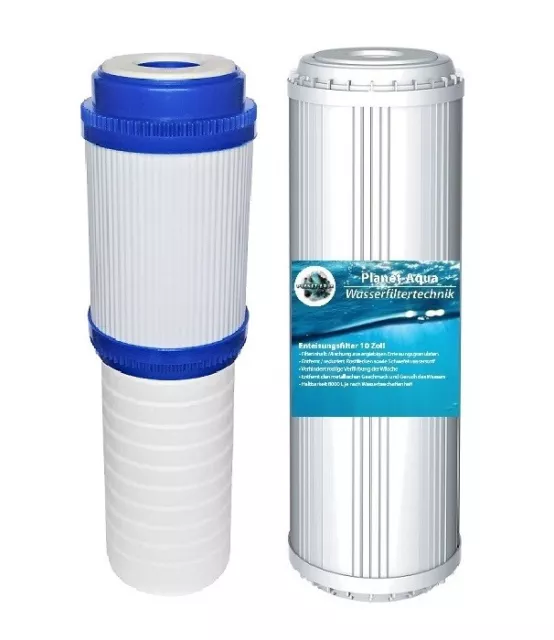 Wasser Filter Set Sediment u Aktivkohle + Eisenfilter 10 Zoll Brunnen Pool Pumpe