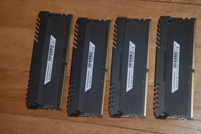 CORSAIR VENGEANCE WHITE LED 32GB 4 x 8 DDR4 3000 kit CMU32GX4M4C3000C15 39.00 PicClick UK