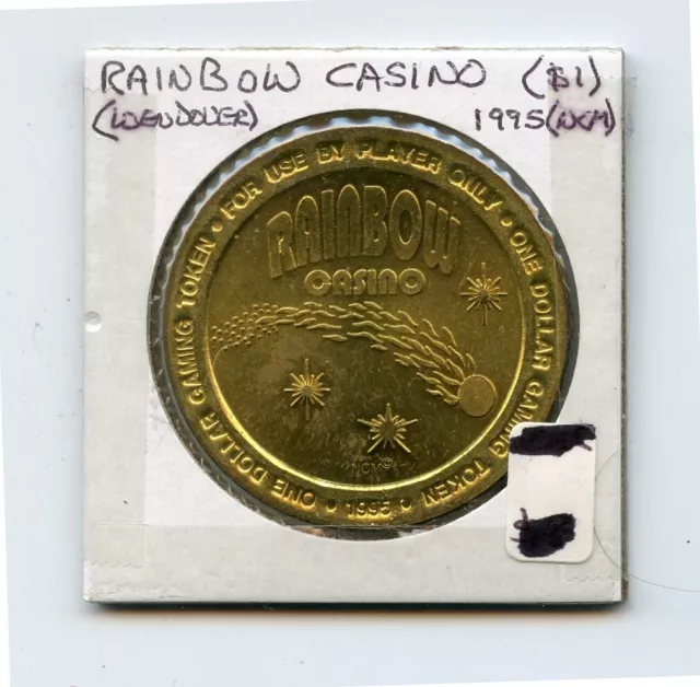 1.00 Token from the Rainbow Casino Wendover Nevada NCM 1995