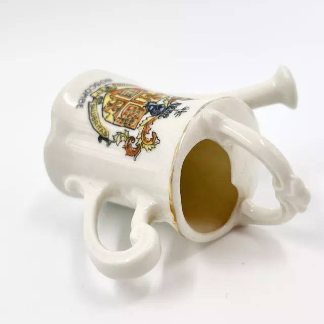 Vintage Gemma Crested China Model Of Watering Can - Boscombe Crest 3