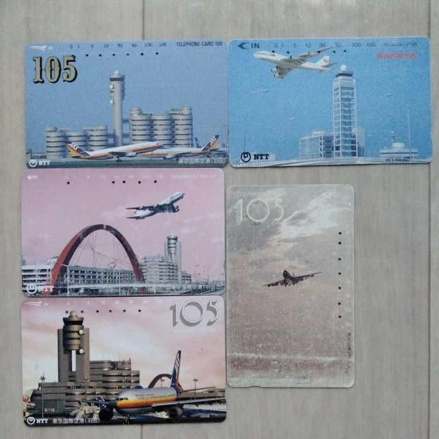 Used Airplane Airport Teleca Phone Card 5