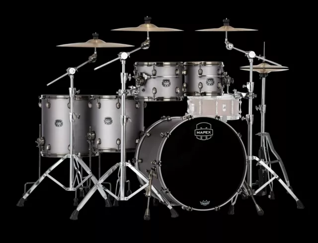 Mapex Shellset, Saturn Evolution Birch MXSE628XBBPG Stage Gun Métal Gris # Bpg