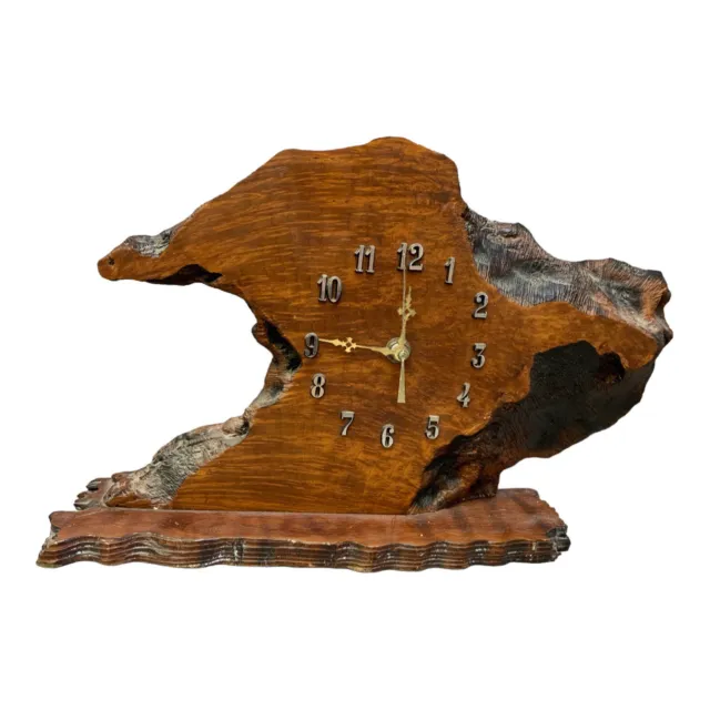 woodslice Mantel wall clock home clocks decorative quartz clocks