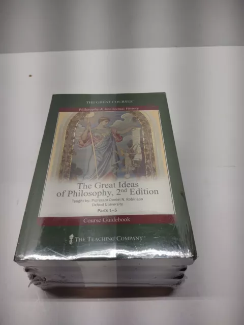 The Great Courses GREAT IDEAS OF PHILOSOPHY 2nd Edition Book + DVD Set, NEW
