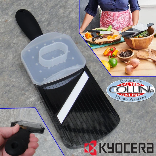 Kyocera - Mandoline julienne manche ergonomique-noir