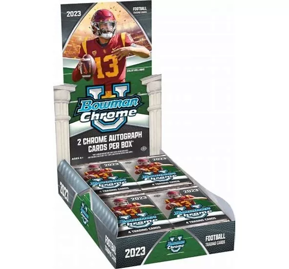 2023 Bowman Chrome University Football Numbered Refractors Pick Your Player!