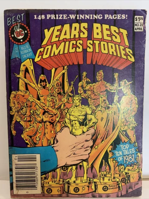 Best of DC Blue Ribbon Digest #23 Top Ten of Year's Best Comics Stories of 1981