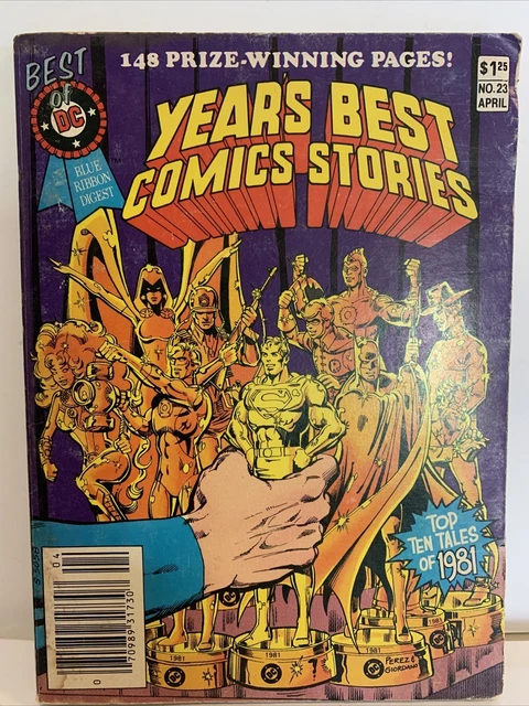 Best of DC Blue Ribbon Digest #23 Top Ten of Year's Best Comics Stories of 1981