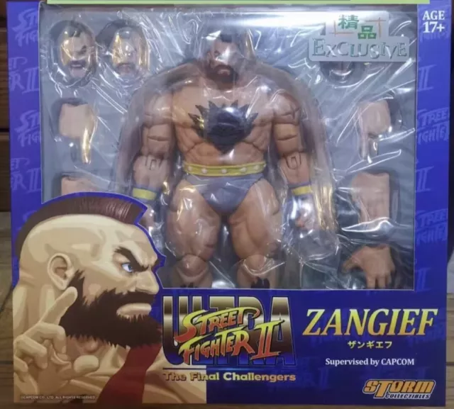 Storm Toys Zangief Street Fighter Ⅱ 1/12 Scale Male Action Figure Toy Blue Ver.