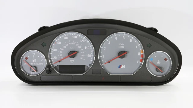 REFURBISHED Genuine BMW Z3M S54 Cluster - US Spec MPH - 62117893284 - E36 M3 REFURBISHED Genuine BMW Z3M S54 Cluster - US Spec MPH - 62117893284 - E36 M3