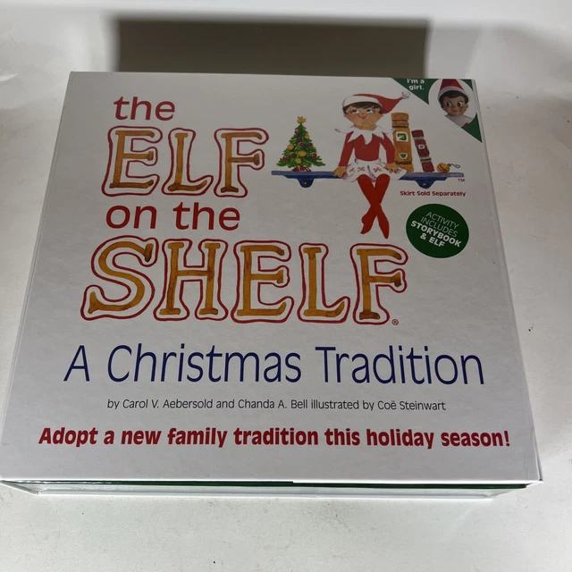 Elf on the Shelf ~ A Christmas Tradition ~ Girl Doll & Book ~ Blue eyes Elf on the Shelf ~ A Christmas Tradition ~ Girl Doll & Book ~ Blue eyes