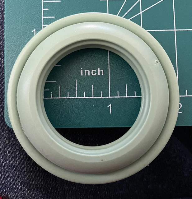 1.5”ID Hole Rubber Wiring Grommets 2.5” OD for .5” Thick Wall Wiring Cable (5)